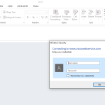 Document Credentials Login