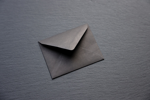 Black envelope